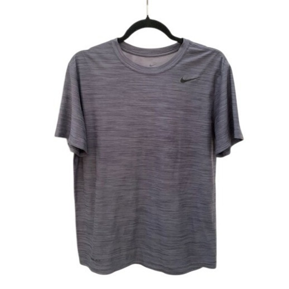 Nike Dri Fit Mens T Shirt Short Sleeve Athletic Performance Blue Size M